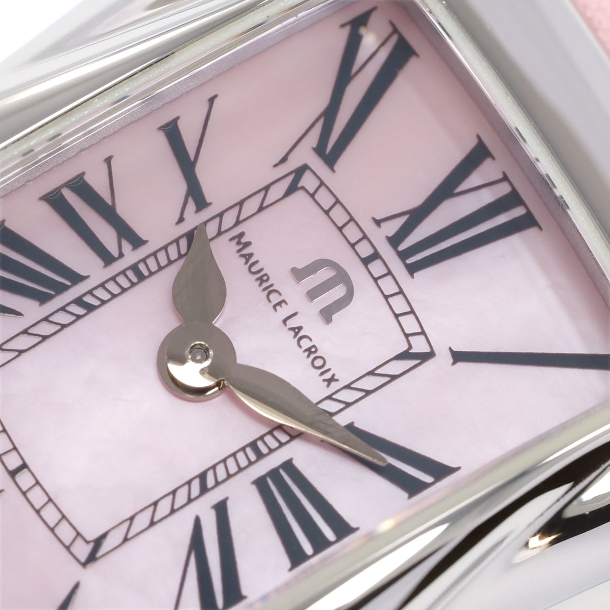 Maurice Lacroix Divina DV5011 dial logo close up