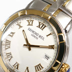 Raymond Weil Parsifal 9540 Roman Numeral and logo close up