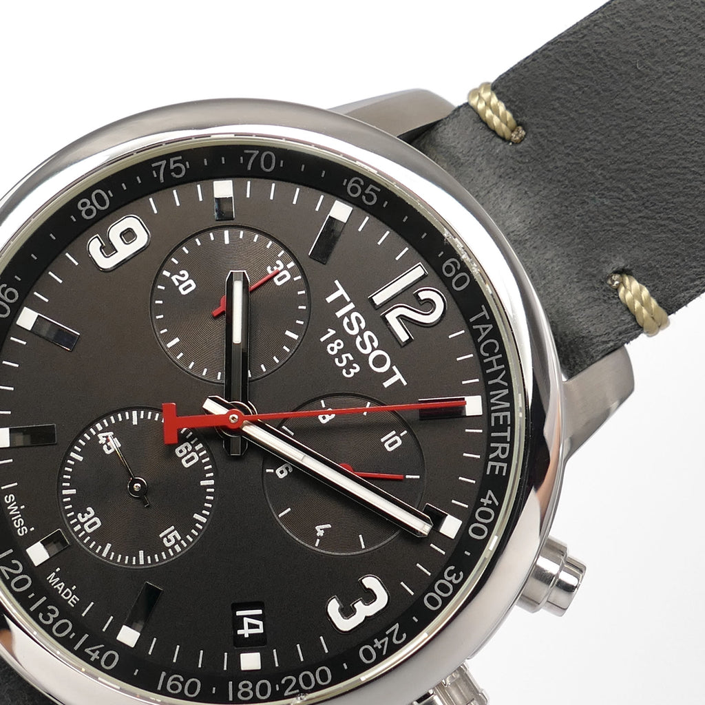 Tissot PRC 200 T055417A logo close up