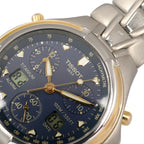 Tissot Titanium T671 logo close up