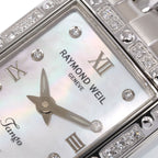 Raymond Weil Tango 5971 dial logo close up