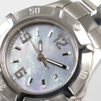 TAG Heuer 2000 Exclusive WN1318 logo and Arabic numeral close up