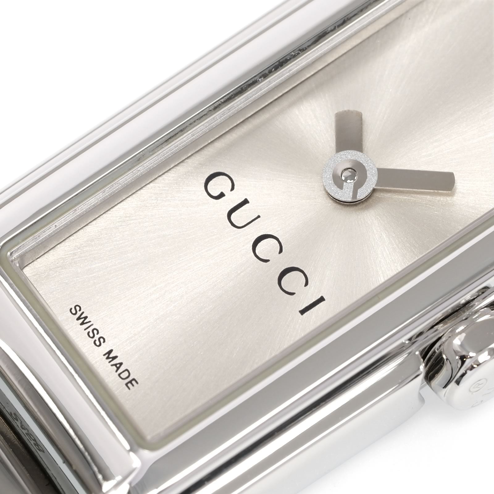 Gucci G-Line 109 Ladies 14mm Silver Rectangular Bangle YA109523