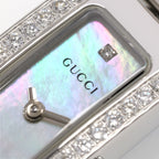 Gucci 3900L logo close up iridescent mother of pearl