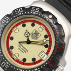 TAG Heuer Formula 1 WA1211 logo close up