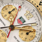 TAG Heuer 2000 Chronograph CK1121 dial logo close up