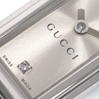 Gucci G-Line 109 dial logo close up