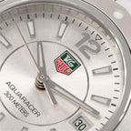 TAG Heuer Aquaracer WAF1412 logo close up