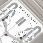 Bulgari Rettangolo RTC 49 S logo close up