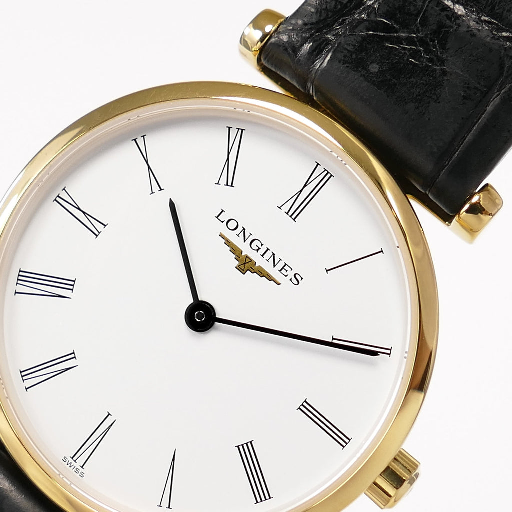 Longines La Grande Classique L4.209.2 logo close up
