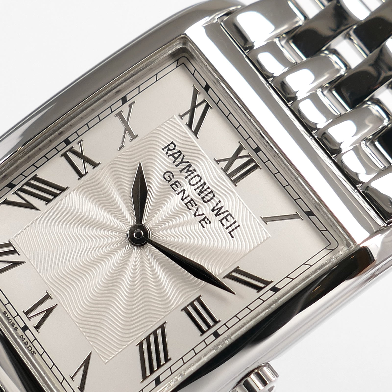 Raymond Weil Don Giovanni 9973/1 Silver Roman Numeral Guilloche