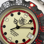 TAG Heuer Formula 1 WA1211 logo close up