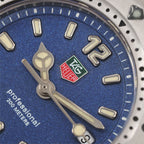 TAG Heuer 2000 WK1313 logo close up