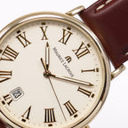 Maurice Lacroix Les Classiques LC1027 logo close up