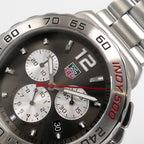 TAG Heuer Formula 1 Indy 500 Chronograph CAU1113 logo close up