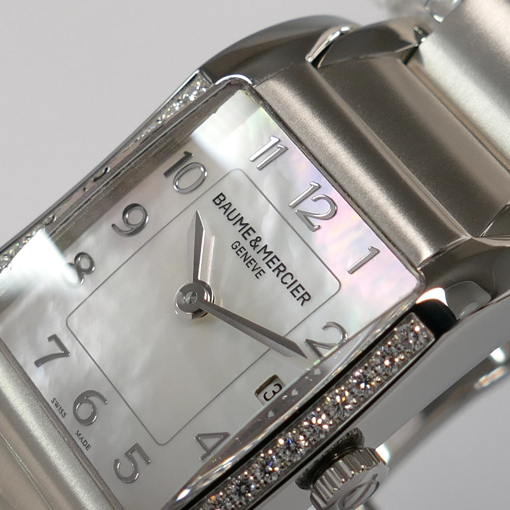 Baume & Mercier Hampton 65725 Iridescent rectangular Mother of Pearl Dial