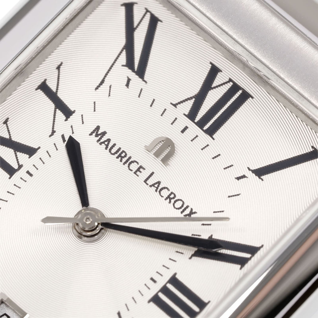 Maurice Lacroix Miros 89746 logo close up