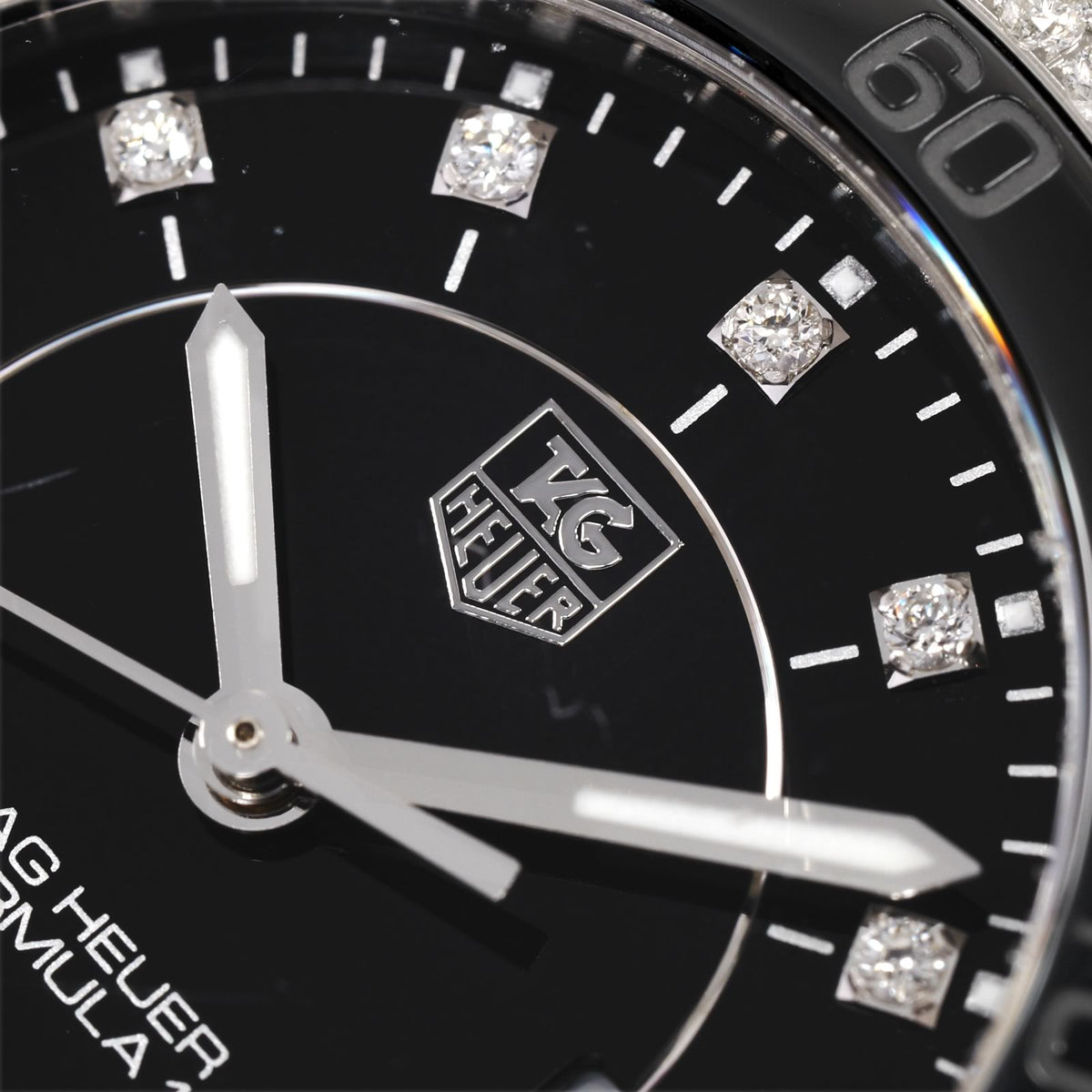 TAG Heuer Formula 1 WAH1312 logo close up