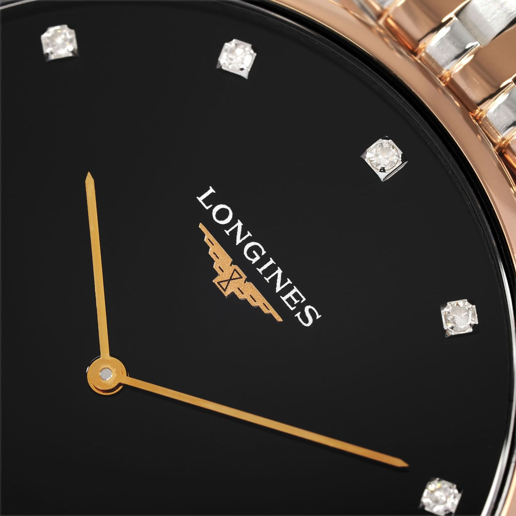 Longines La Grande Classique L4.766.1 logo close up
