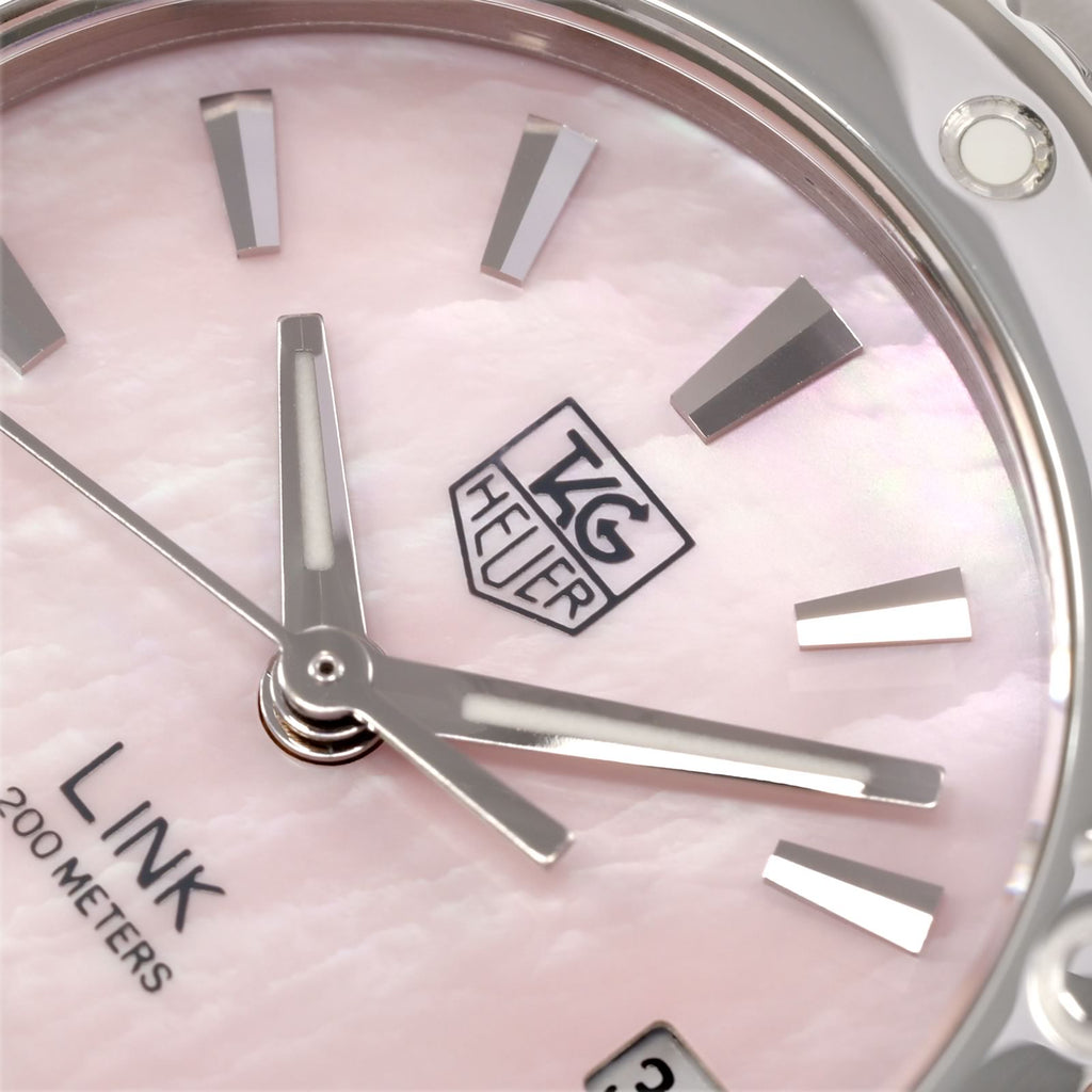 TAG Heuer Link WJ1315-1 logo close up