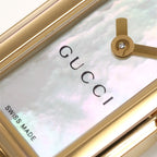 Gucci G-Line 109 logo close up