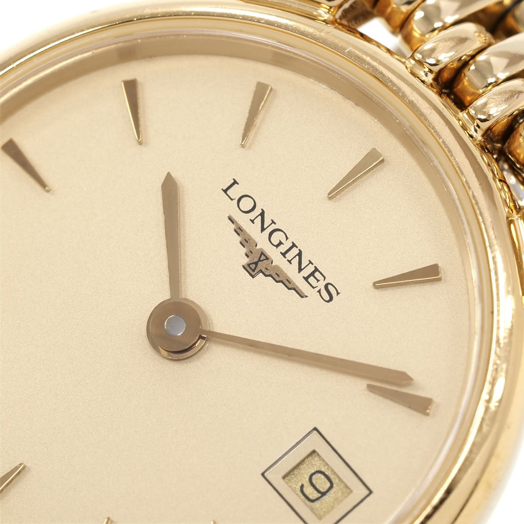Longines La Grande Classique Elegance L5.132.2 logo close up