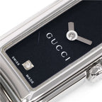 Gucci G-Line 109 dial logo close up