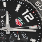 TAG Heuer Formula 1 Chronograph CAZ1010 dial logo close up