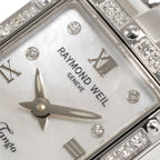 Raymond Weil Tango 5971 logo close up