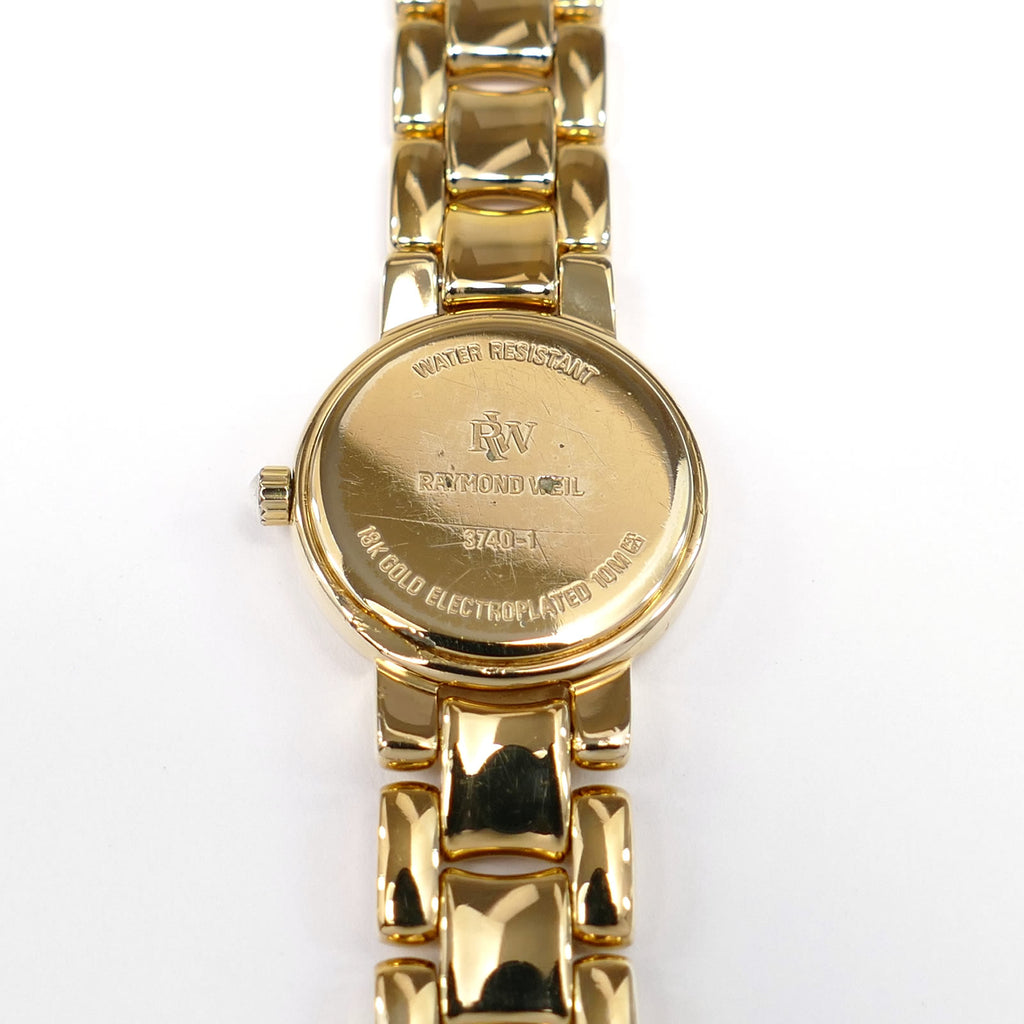 Raymond Weil 18k Gold Plated case back 3740-1