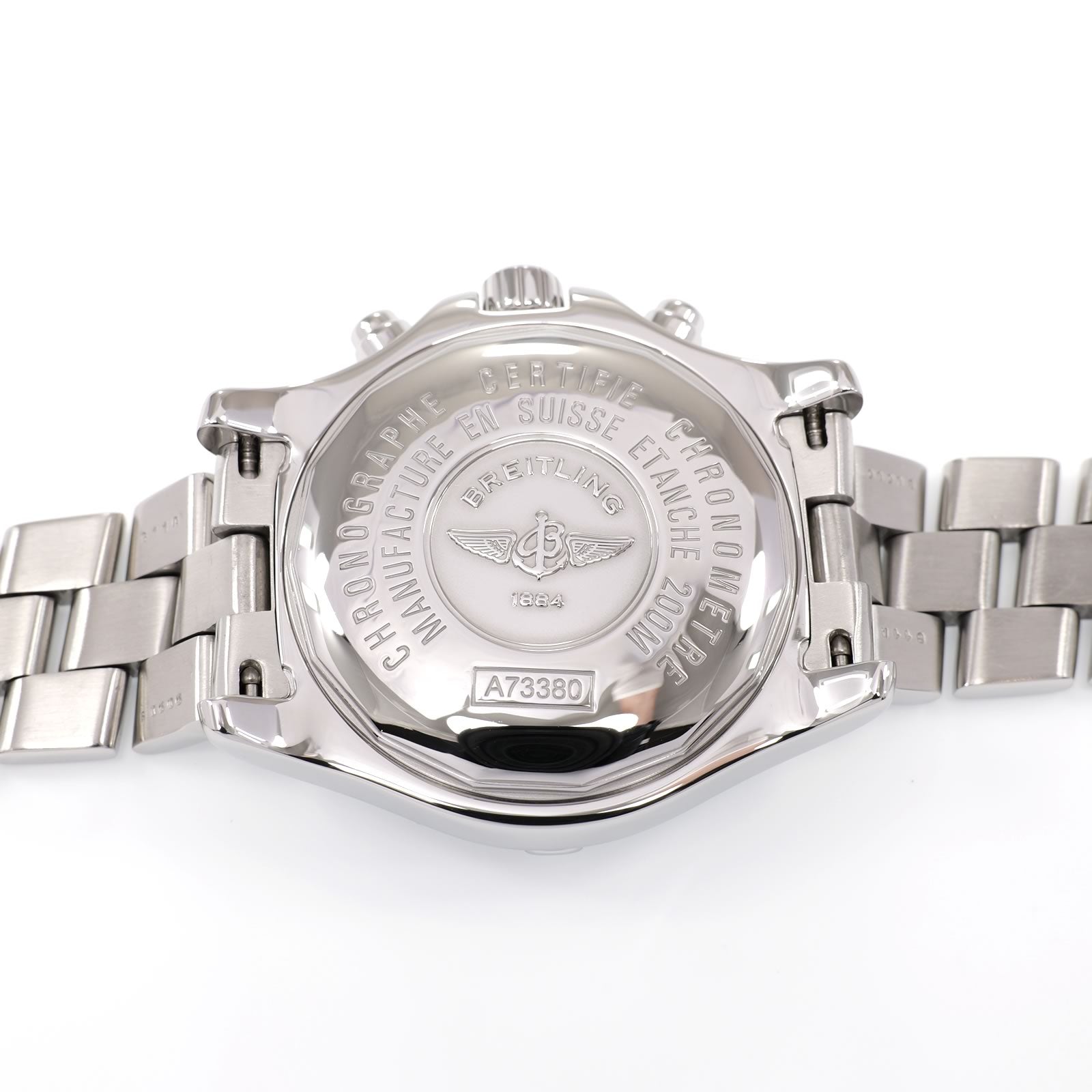 Breitling Colt Chrono A73380 stainless steel screw down case back