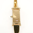 Gucci 1500L 18k Gold Plated case back