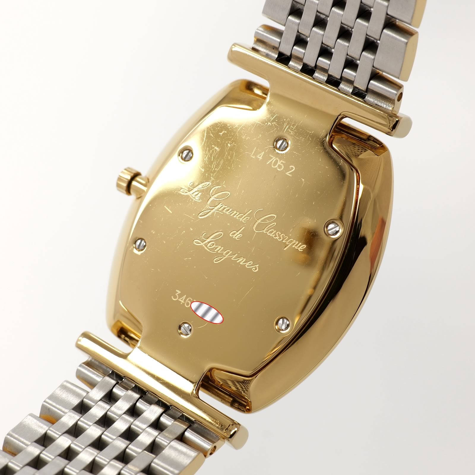 Longines La Grande Classique L4.705.2 gold PVD case back