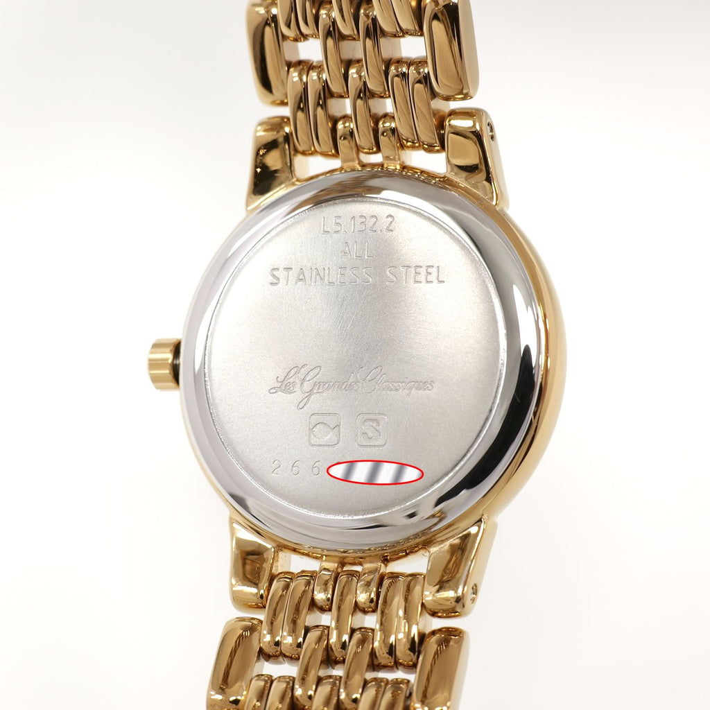 Longines La Grande Classique Elegance L5.132.2 stainless steel case back