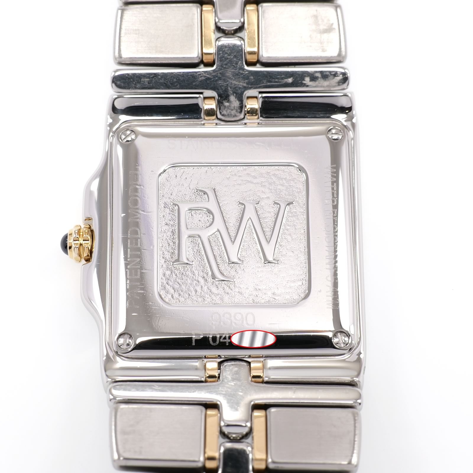 Raymond Weil Parsifal 9390 stainless steel case back