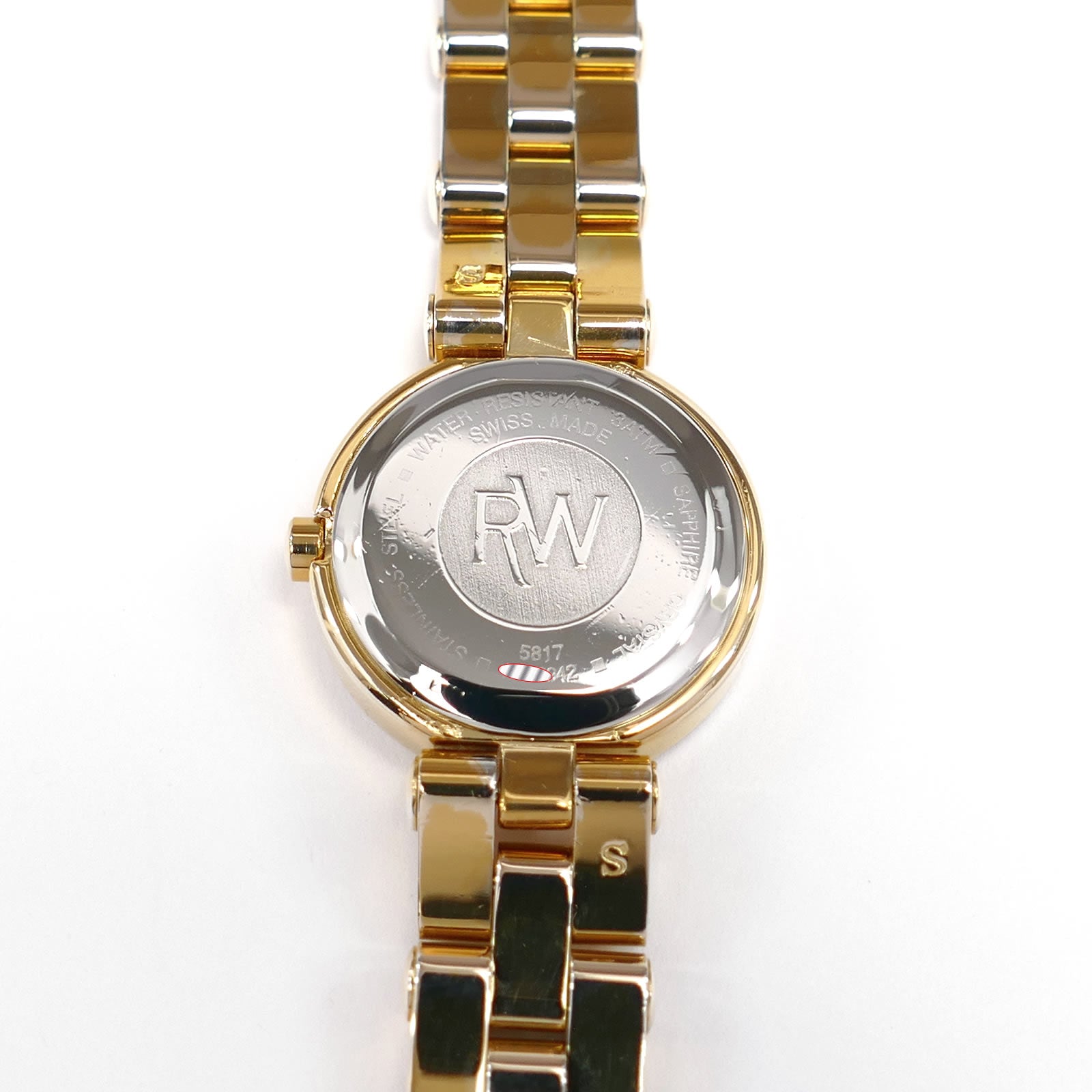 Raymond Weil Allegro stainless steel case back 5817