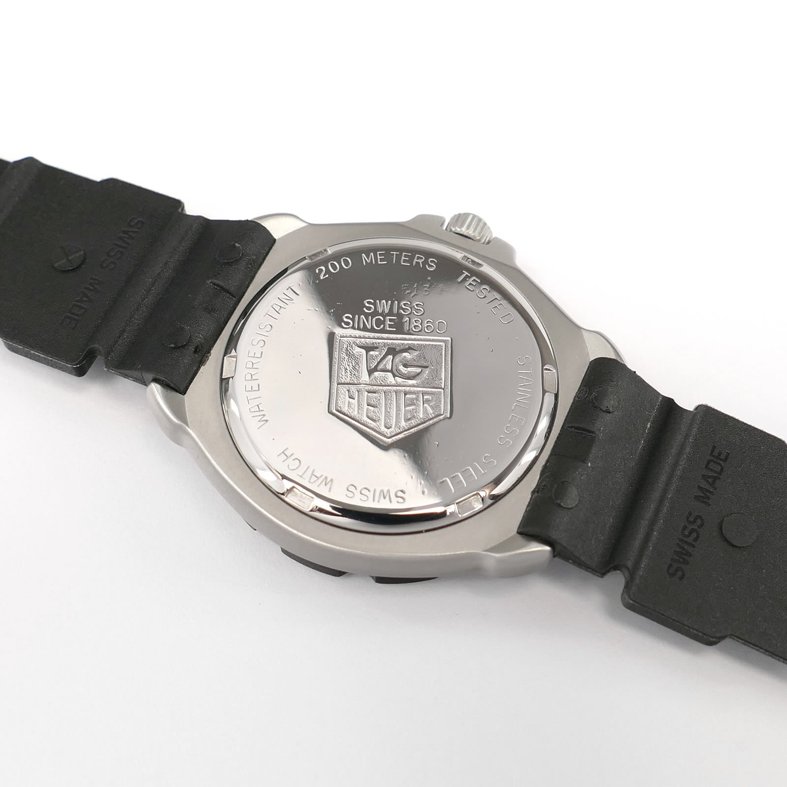 TAG Heuer Formula 1 376.513 stainless steel screw down case back