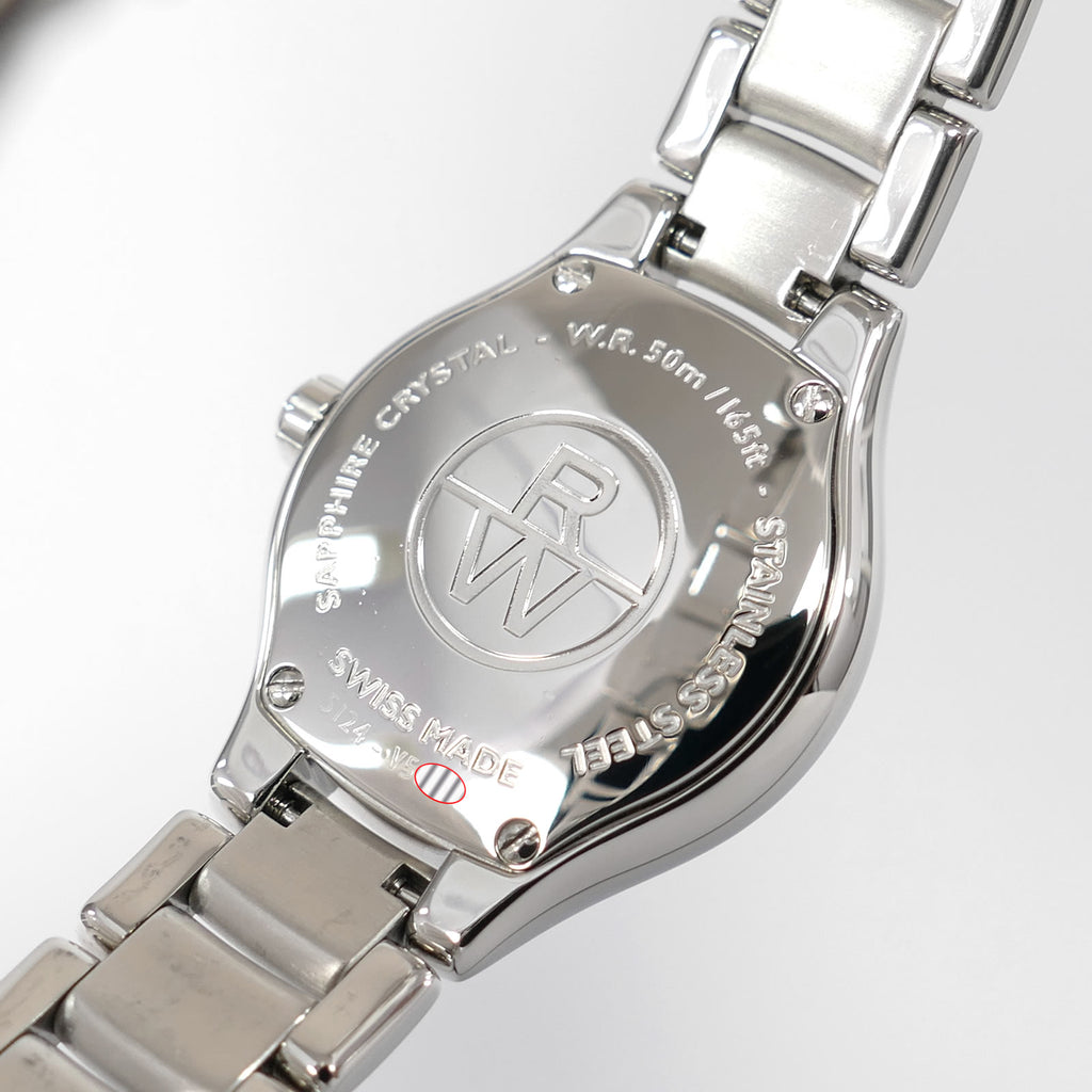 Raymond Weil Noemia 5124 stainless steel case back