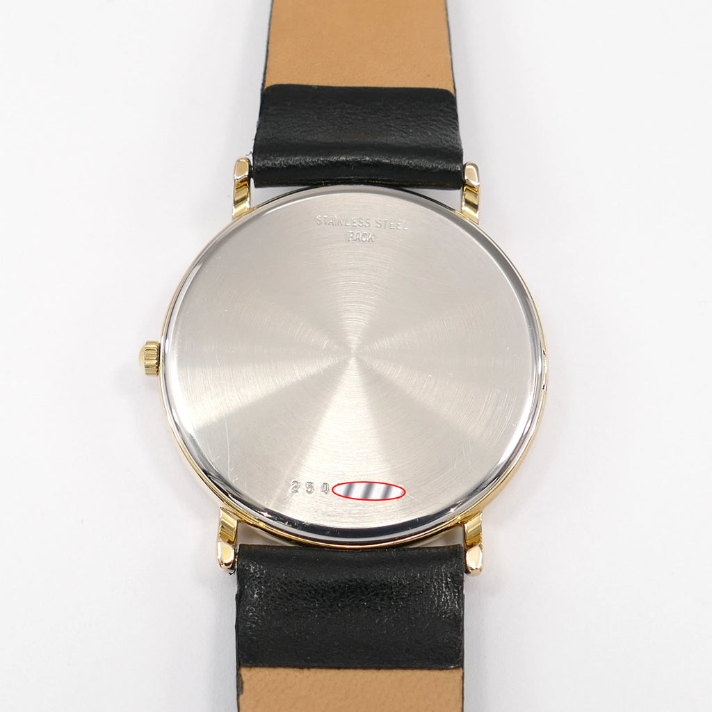 Longines Présence stainless steel case back