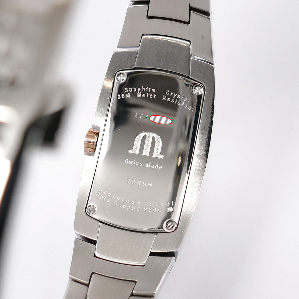 Maurice Lacroix Intuition 32859 stainless steel case back