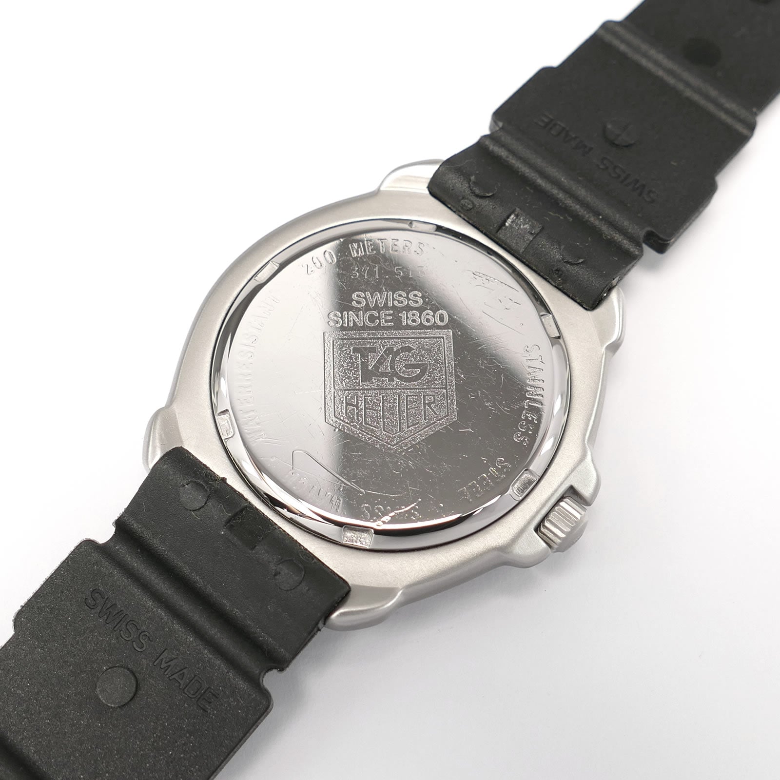 TAG Heuer Formula 1 371.513 stainless steel screw down case back