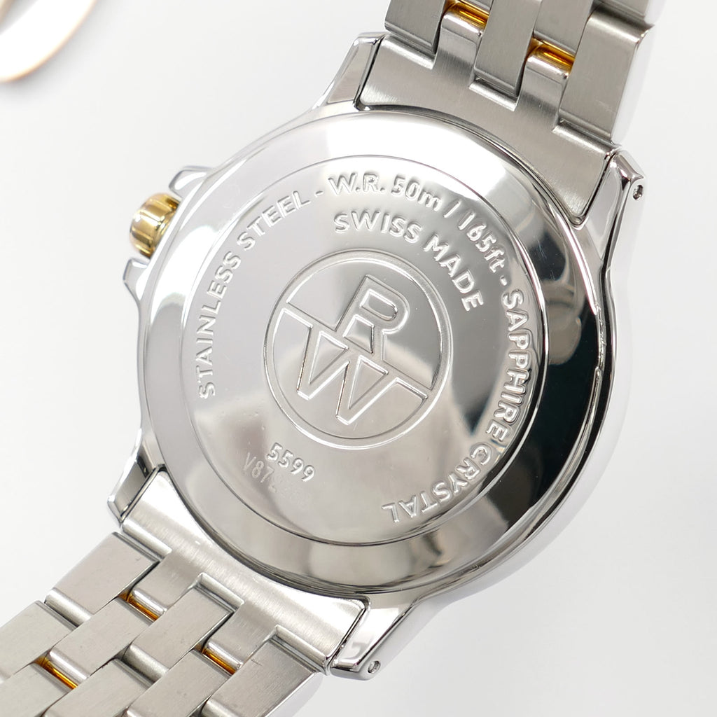 Raymond Weil Tango 5599 stainless steel case back