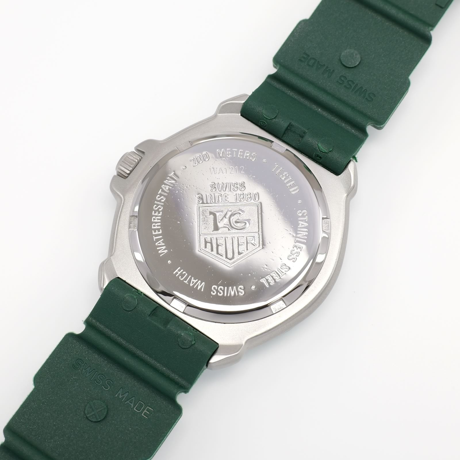 TAG Heuer Formula 1 WA1212 stainless steel screw down case back