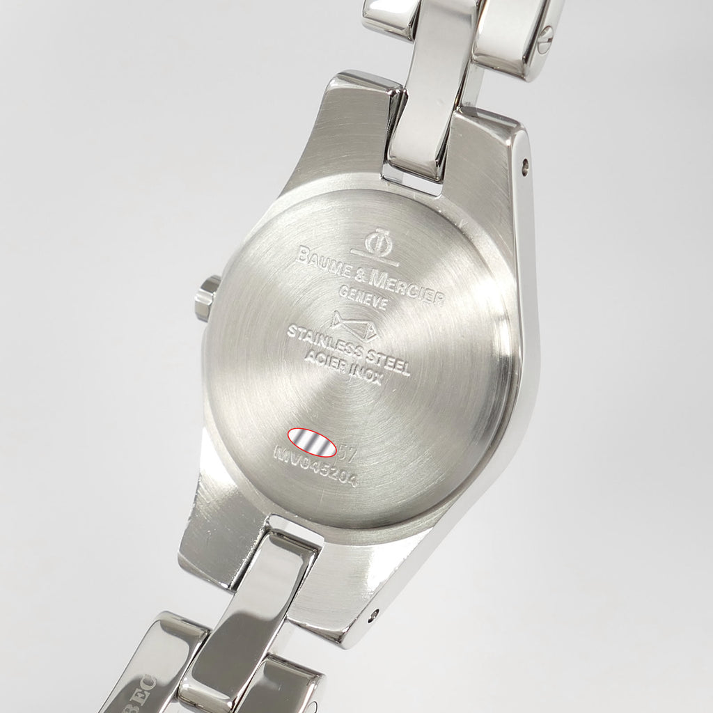 Baume & Mercier Linea MV045204 stainless steel case back