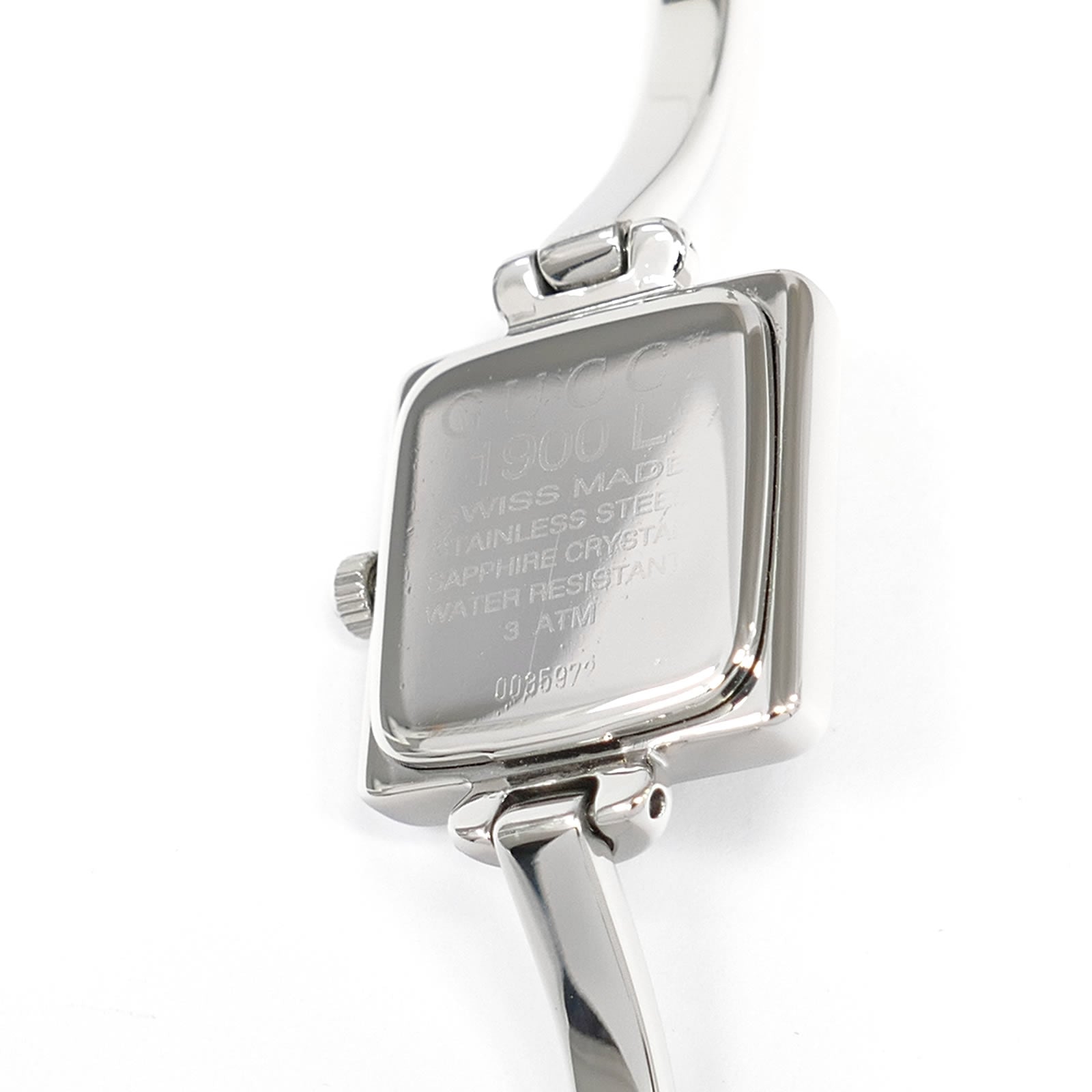 Gucci 1900L Stainless Steel case back