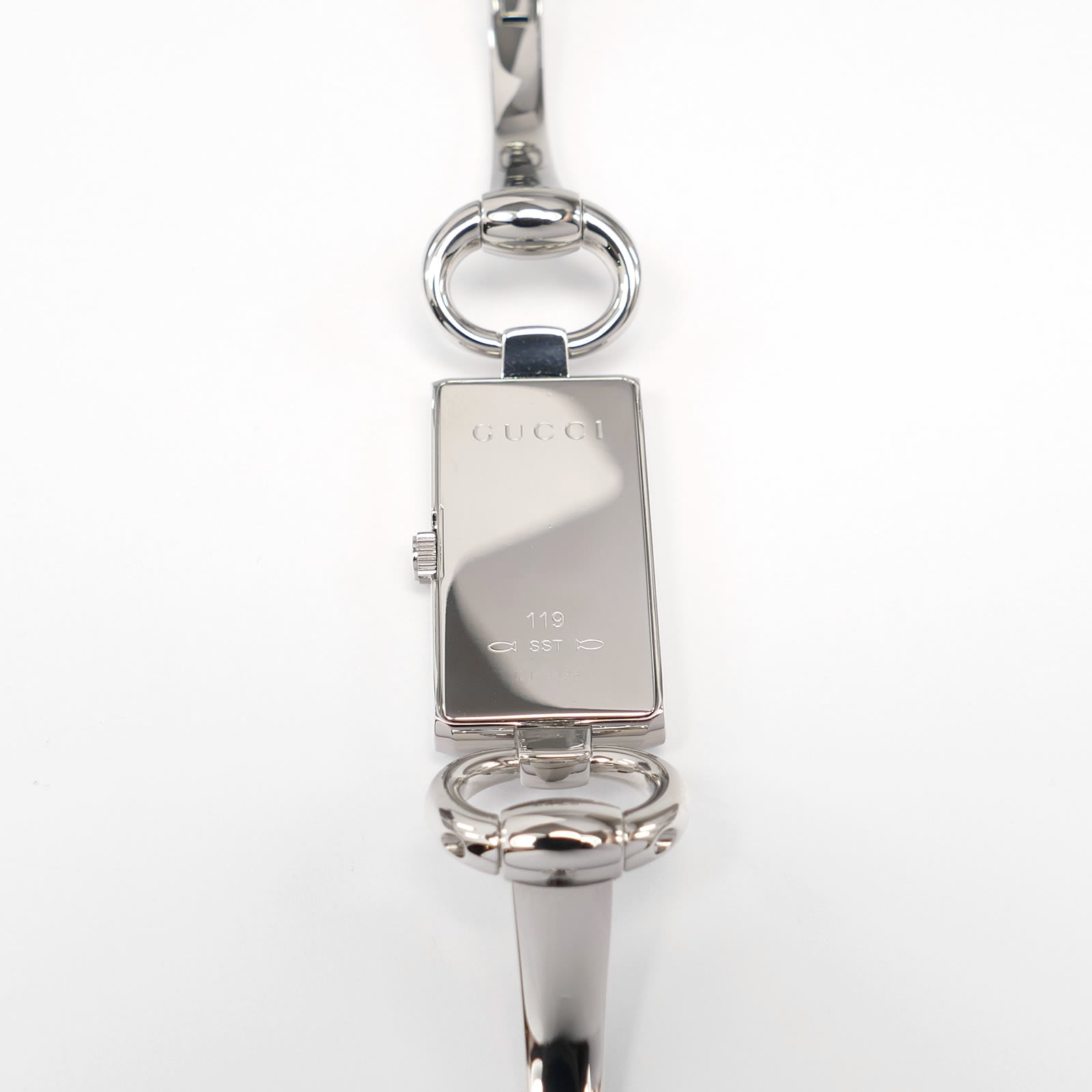 Gucci Tornabuoni 119 stainless steel case back