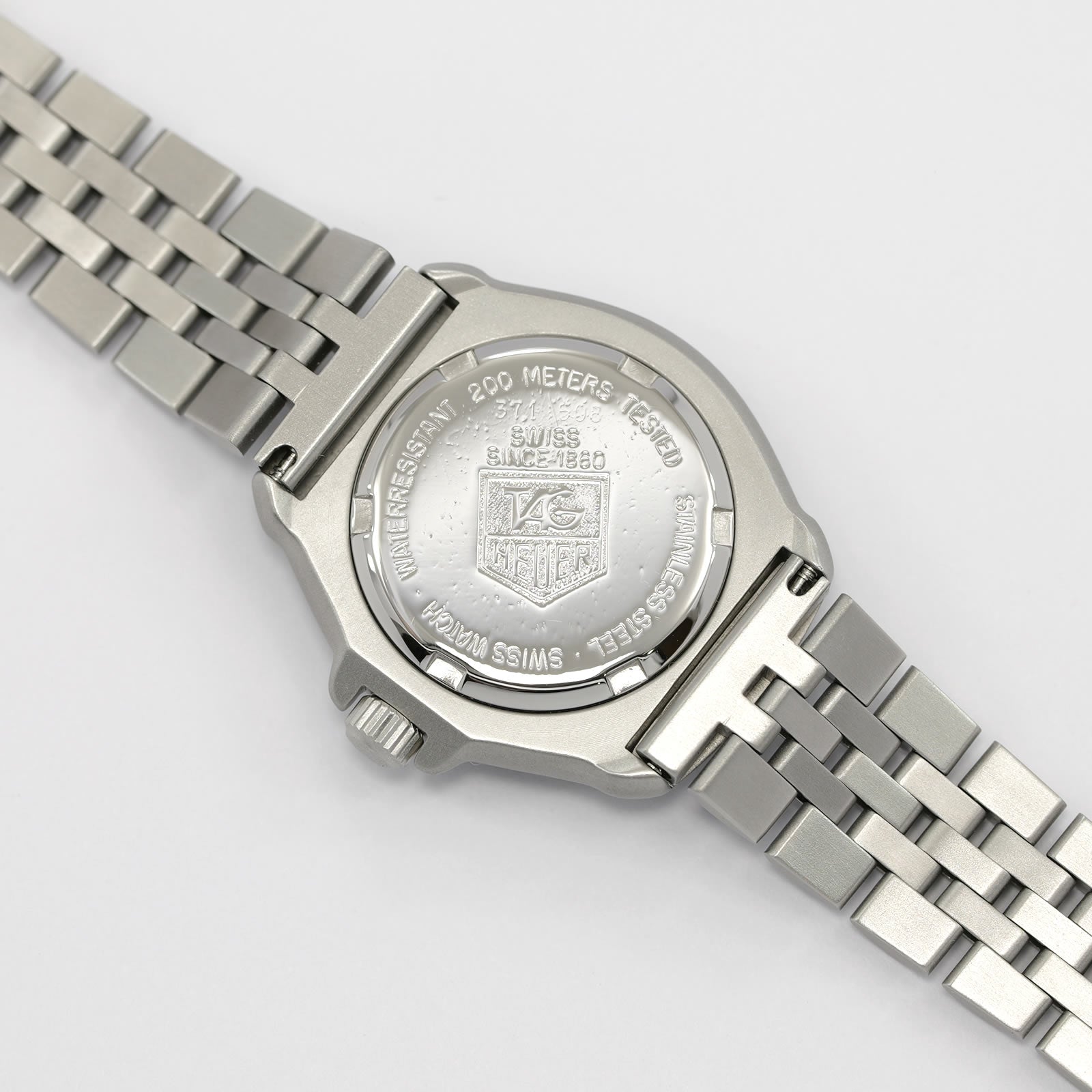 TAG Heuer Formula 1 371.508 stainless steel screw down case back