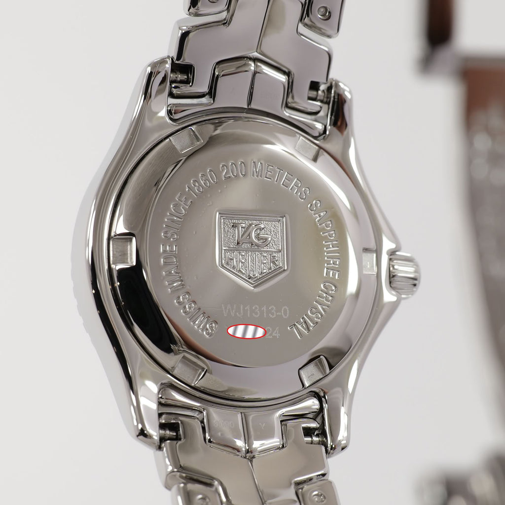 TAG Heuer Link WJ1313-0 stainless steel screw down case back