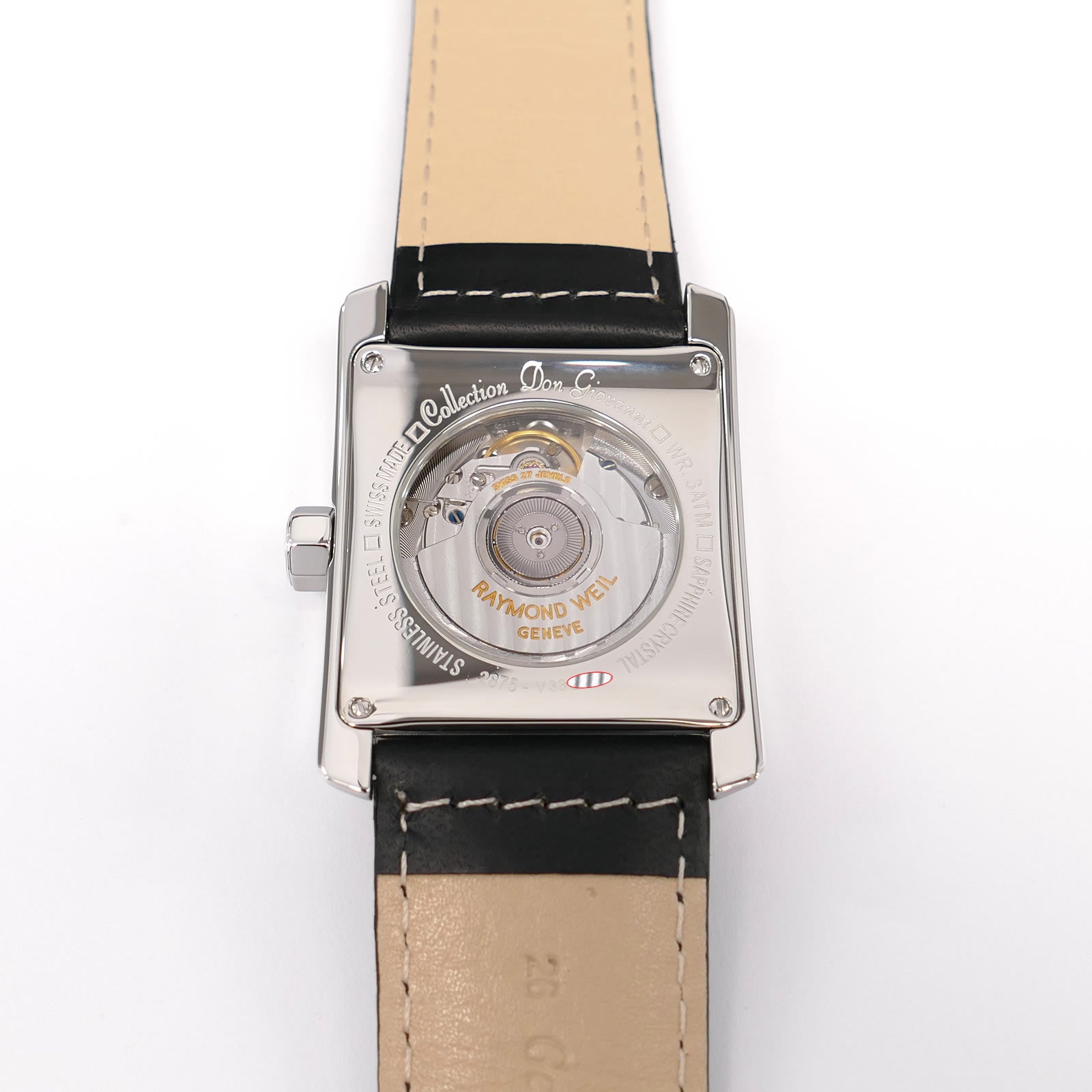 Raymond Weil Don Giovanni Cosi Grande 2875 exhibition case back