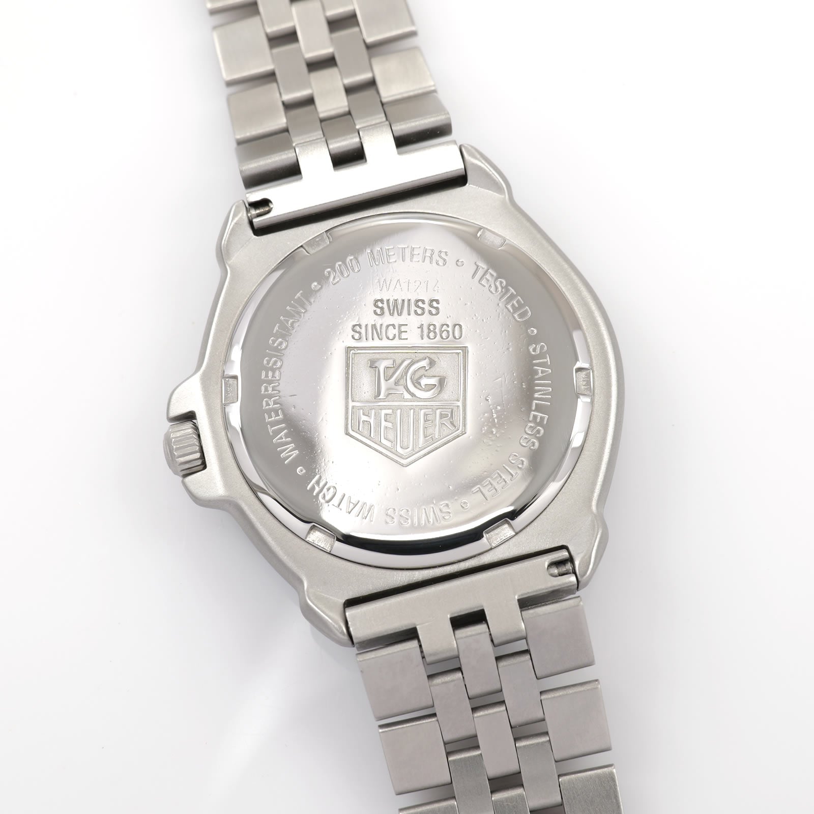TAG Heuer Formula 1 WA1214 stainless steel screw down case back